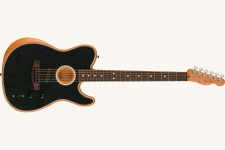 Fender Acoustasonic Player Tele, Rosewood Fing, Brushed Black