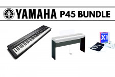P45 PIANO DIGIT. PORTATILE, SUPPORTI YAMAHA e CUFFIA Technosound
