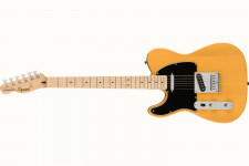 Fender Affinity Tele, Left-Hand, Maple Fing, Butterscotch Blonde